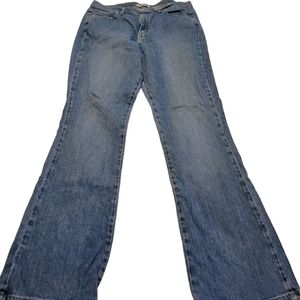 Womens Ladies Lee Relaxed Bootcut Jeans Size 14 Long